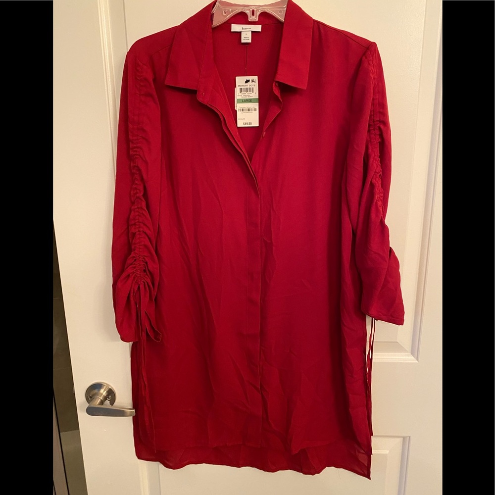 Bar III Long Blouse